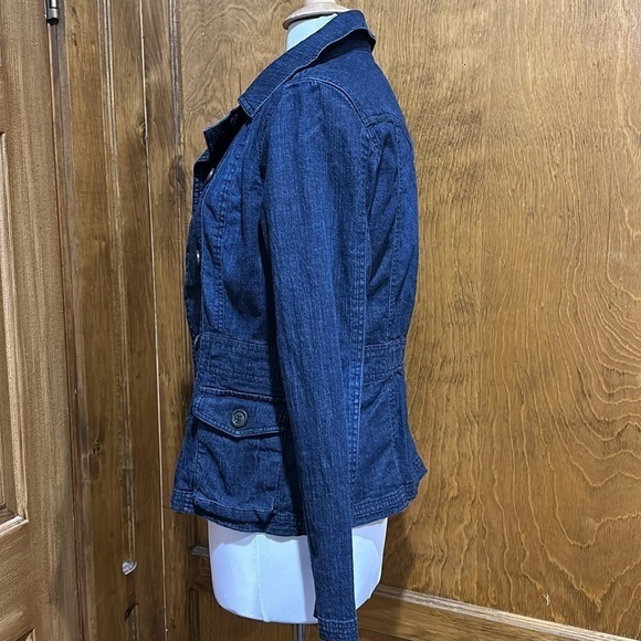 Stetson Double Breasted Denim Jacket Size Medium - EUC - Picture 3 of 6
